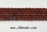 CAA5459 15.5 inches 8*12mm faceted rice agate beads