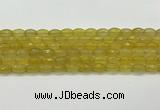 CAA5469 15.5 inches 8*12mm faceted rice agate beads