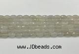 CAA5480 15.5 inches 8*12mm faceted rice agate beads