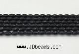 CAA5483 15.5 inches 8*12mm faceted rice agate beads