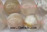 CAA5902 15 inches 10mm round sakura agate gemstone beads