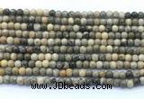 CAA6100 15.5 inches 4mm round chrysanthemum agate gemstone beads