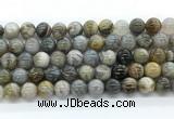 CAA6123 15.5 inches 10mm round bamboo leaf agate gemstone beads