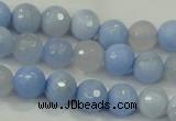 CAA737 15.5 inches 10mm faceted round blue lace agate beads wholesale