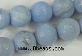 CAA741 15.5 inches 18mm faceted round blue lace agate beads