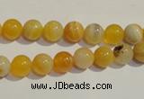 CAA88 15.5 inches 8mm round botswana agate gemstone beads