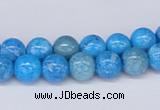 CAB221 15.5 inches 8mm round blue crazy lace agate beads