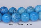 CAB222 15.5 inches 10mm round blue crazy lace agate beads