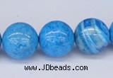 CAB224 15.5 inches 16mm round blue crazy lace agate beads