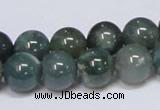 CAB386 15.5 inches 12mm round moss agate gemstone beads wholesale