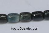 CAB392 15.5 inches 10*12mm column moss agate gemstone beads wholesale