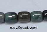 CAB393 15.5 inches 12*14mm column moss agate gemstone beads wholesale