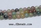 CAB431 15.5 inches 5mm round indian agate gemstone beads wholesale