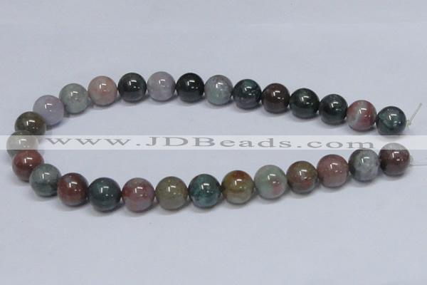 CAB435 15.5 inches 14mm round indian agate gemstone beads wholesale