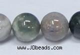 CAB436 15.5 inches 18mm round indian agate gemstone beads wholesale