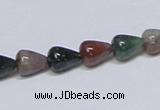 CAB444 15.5 inches 8*10mm teardrop indian agate gemstone beads