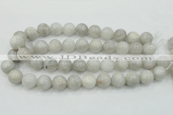 CAB902 15.5 inches 18mm round natural crazy agate beads wholesale