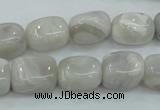 CAB903 15.5 inches 10*14mm nugget natural crazy agate beads wholesale