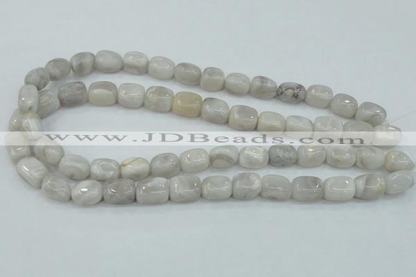 CAB903 15.5 inches 10*14mm nugget natural crazy agate beads wholesale