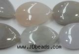 CAB958 15.5 inches 18*25mm flat teardrop ocean agate gemstone beads