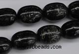 CAE17 15.5 inches 13*18mm egg-shaped astrophyllite beads wholesale