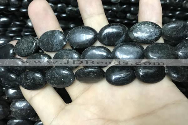 CAE300 15.5 inches 13*18mm oval astrophyllite beads wholesale