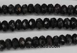 CAE32 15.5 inches 4*8mm faceted rondelle astrophyllite beads wholesale