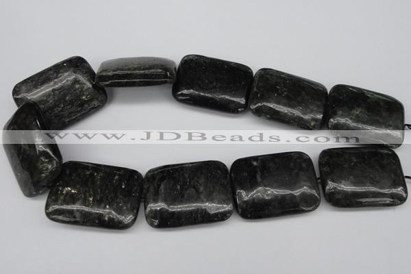 CAE96 15.5 inches 30*40mm rectangle astrophyllite beads wholesale