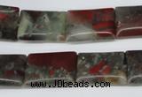 CAF01 15.5 inches 13*18mm rectangle African bloodstone beads