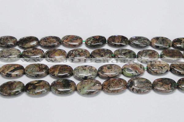 CAF129 15.5 inches 18*25mm oval Africa stone beads wholesale