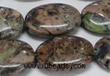 CAF130 15.5 inches 20*30mm oval Africa stone beads wholesale