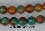 CAG1000 15.5 inches 10mm round rainbow agate beads wholesale