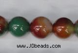 CAG1004 15.5 inches 16mm round rainbow agate beads wholesale