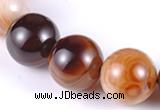 CAG145 round madagascar agate 20mm gemstone beads Wholesale