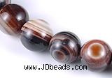 CAG148 13mm smooth round madagascar agate stone beads Wholesale