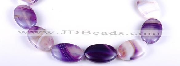 CAG157 20*30mm oval madagascar agate gemstone beads Wholesale