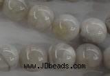 CAG1900 15.5 inches 16mm round grey agate beads wholesale