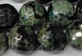 CAG2288 15.5 inches 20mm faceted round fire crackle agate beads