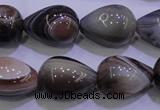 CAG2763 15.5 inches 15*20mm teardrop botswana agate beads wholesale