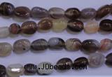 CAG2770 15.5 inches 6*8mm nuggets botswana agate beads wholesale