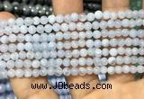 CAG3576 15.5 inches 4mm round blue lace agate beads wholesale