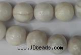 CAG3607 15.5 inches 16mm round natural crazy lace agate beads