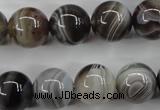 CAG3685 15.5 inches 14mm round botswana agate beads wholesale