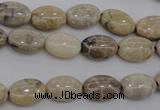 CAG3901 15.5 inches 8*12mm oval chrysanthemum agate beads