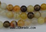 CAG4322 15.5 inches 8mm round botswana agate gemstone beads