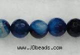 CAG439 15.5 inches 10mm faceted round agate beads wholesale