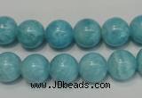 CAG4403 15.5 inches 10mm round dyed blue lace agate beads