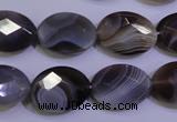 CAG4465 15.5 inches 15*20mm faceted oval botswana agate beads