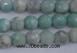 CAG4484 15.5 inches 6mm faceted round agate beads wholesale