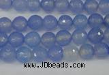 CAG4505 15.5 inches 8mm faceted round agate beads wholesale